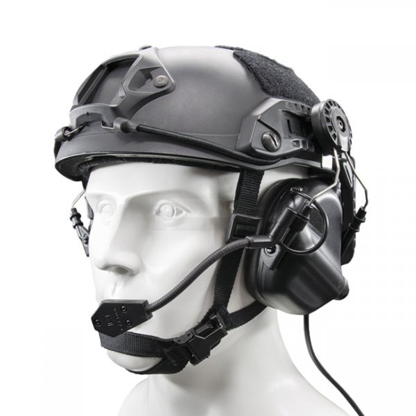 Earmor M32H MOD3 Tactical Hearing Protection Helmet Version Ear-Muff - Black