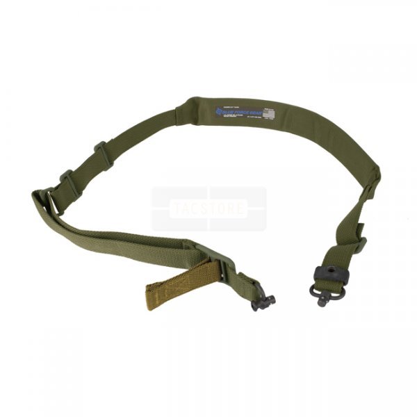 Blue Force Gear Vickers 221 Sling Padded Standard Push Button - Olive