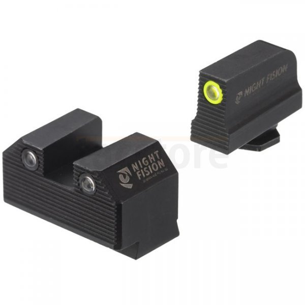 Night Fision Optics Ready Stealth Night Sight Set Glock 43/43X & 507K - Yellow