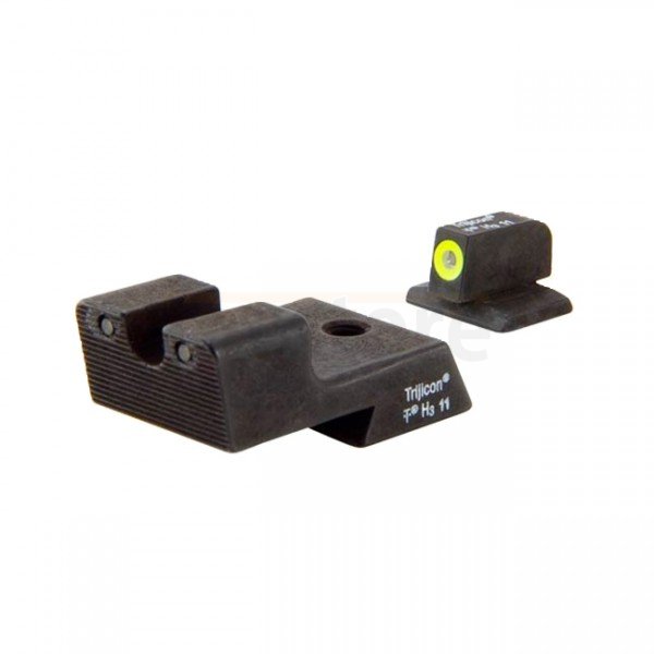 Trijicon CA128Y 1911 HD Night Sight Set - Yellow Front Outline