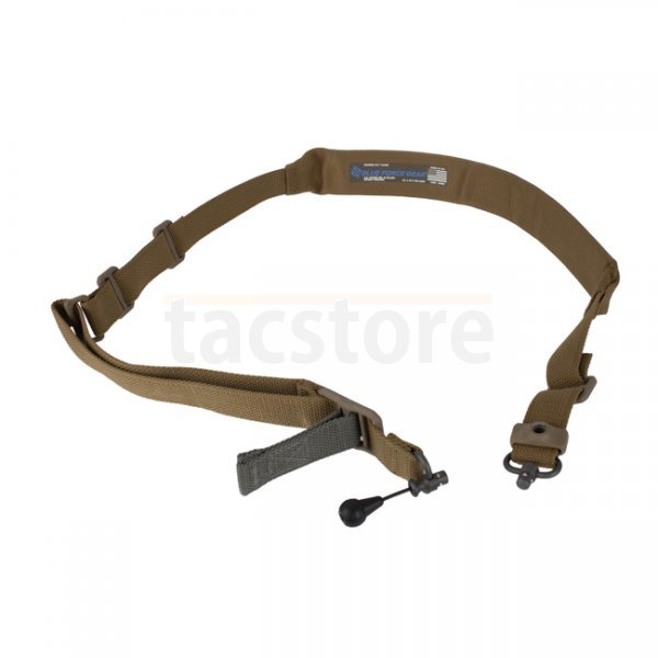 Blue Force Gear Vickers 221 Sling Padded RED Swivel - Coyote Brown