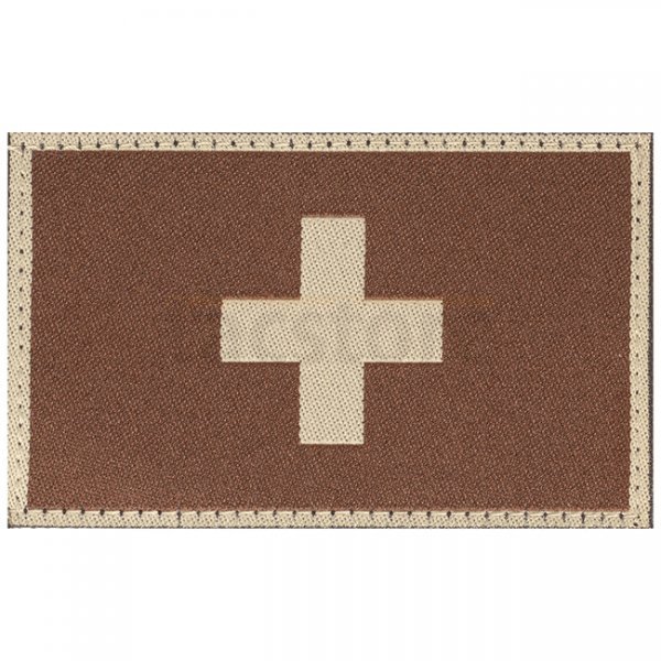 Clawgear Switzerland Flag Patch - Desert