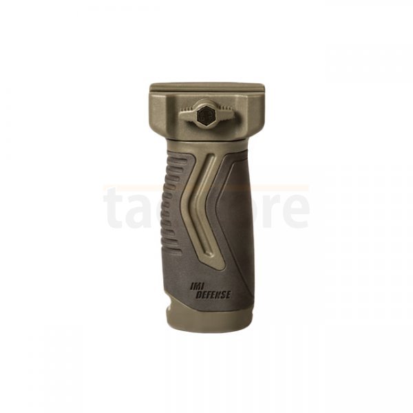 IMI Defense OVG Overmolded Vertical Grip - Olive / Black