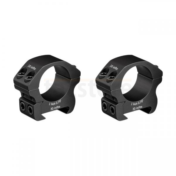 Vortex Pro 1 Inch Riflescope Rings - Medium