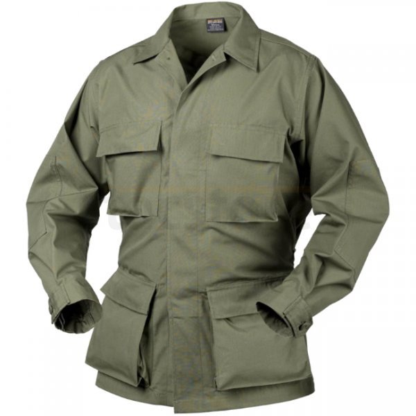 Helikon BDU Battle Dress Uniform Shirt PolyCotton Ripstop - Olive Green - M