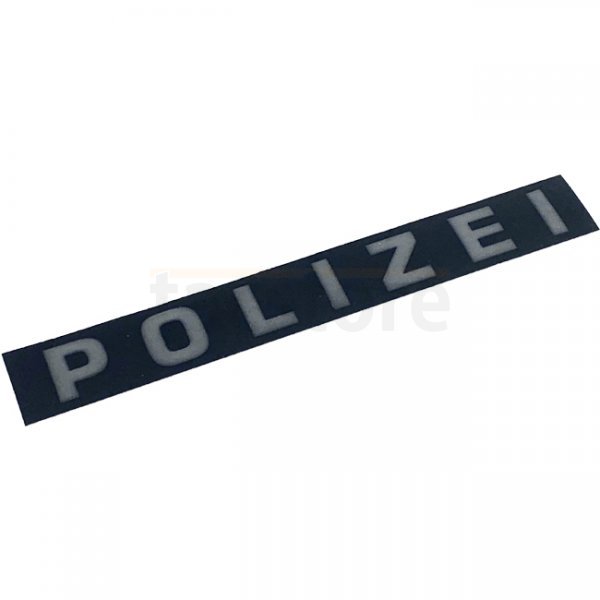 Pitchfork POLIZEI Reflective Face Shield Sticker - Black