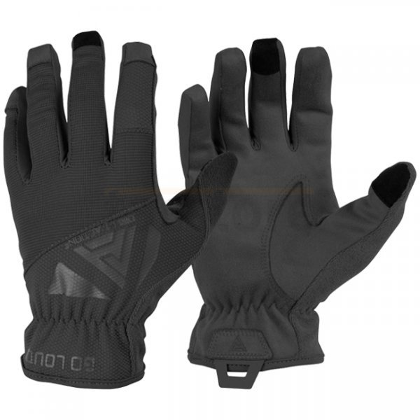Direct Action Light Gloves Leather - Black - XL
