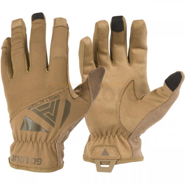 Direct Action Light Gloves Leather - Coyote Brown - L