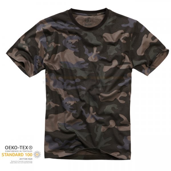 Brandit T-Shirt - Dark Camo - M