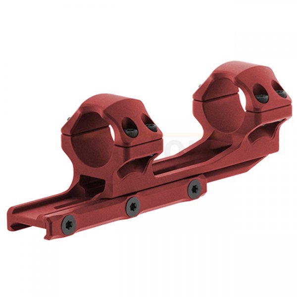 Leapers Accu-Sync 1 Inch Medium Profile 50mm Offset Mount - Red