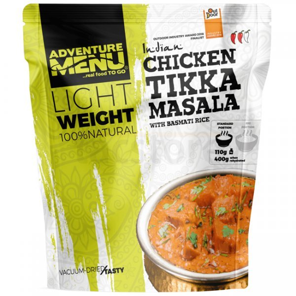 Adventure Menu LIGHTWEIGHT Chicken Tikka Masala & Basmati Rice - Standard