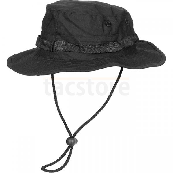 MFH US Boonie Hat Ripstop - Black - L