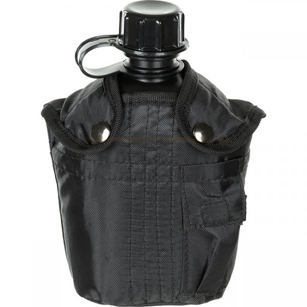 MFH US Canteen & Cover 1 l - Black