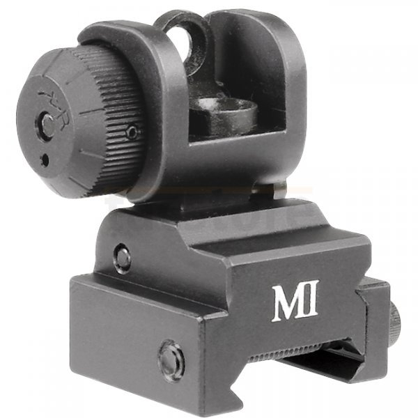 Midwest Industries ERS Flip-up Rear Sight - Black