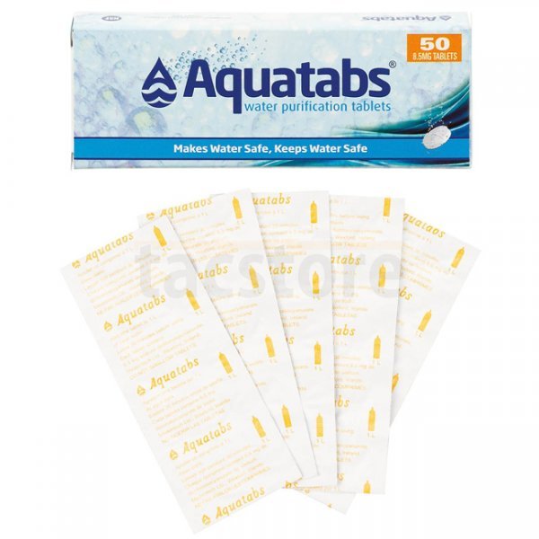 Aquatabs Water Purification Tablets 50pcs