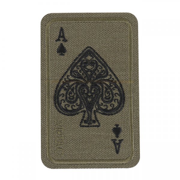 M-Tac Ace of Spades Embroidery Patch - Ranger Green