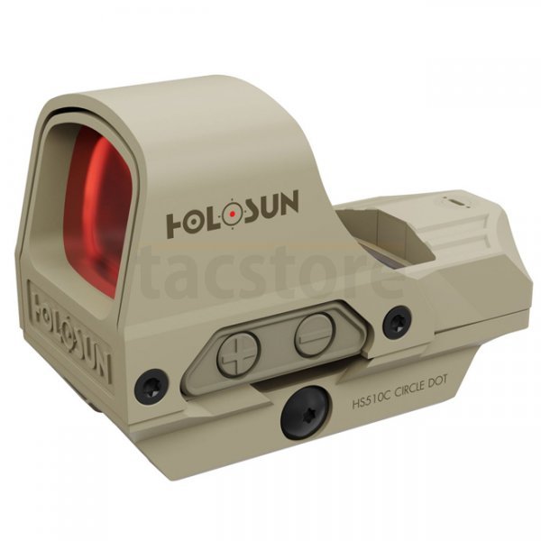 Holosun HS510C Solar Red Circle Dot Sight - Dark Earth