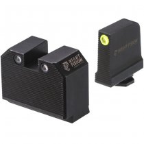 Night Fision Optics Ready Stealth Night Sight Set Walther PDP/PPQ & DPP/509T/Romeo Pro - Yellow