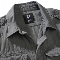 Brandit Vintage Shirt Shortsleeve - Charcoal - 5XL