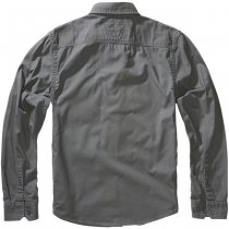 Brandit Vintage Shirt Longsleeve - Charcoal - 6XL