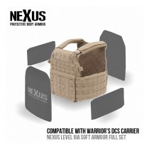 NEXUS DCS NIJ Level IIIA Soft Armour Front Back & Sides Set