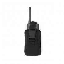 Warrior Laser Cut Adjustable Radio Pouch - Black