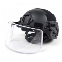 Pitchfork MICH Level IIIA ARC Tactical Helmet - Black 5
