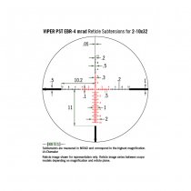 Vortex Viper PST Gen II 2-10x32 FFP Riflescope EBR-4 MRAD