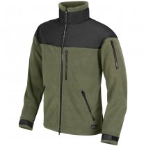 Helikon Classic Army Fleece Jacket - Olive Green / Black