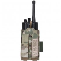Warrior Laser Cut Adjustable Radio Pouch - Multicam