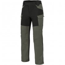 Helikon Hybrid Outback Pants Duracanvas - Taiga Green / Black - 2XL - Long