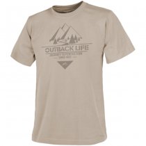 Helikon T-Shirt Outback Life - Khaki - M