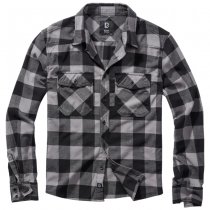 Brandit Checkshirt - Black / Charcoal