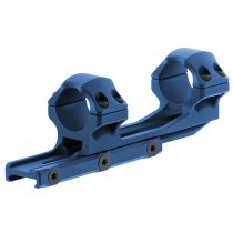Leapers Accu-Sync 1 Inch Medium Profile 50mm Offset Mount - Blue