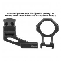 Leapers Accu-Sync 30mm High Profile 37mm Offset Rings - Black