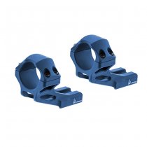 Leapers Accu-Sync 30mm High Profile 37mm Offset Rings - Blue
