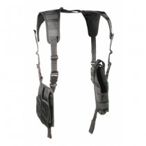 Leapers Law Enforcement Vertical Shoulder Holster Reversible - Black