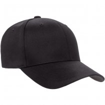 Flexfit Wooly Combed Cap - Black Black - S/M