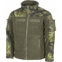 MFHProfessional COMBAT Fleece Jacket - M95 CZ Camo - S