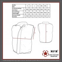 MFH Lined Vest & Detachable Hood - Black - S