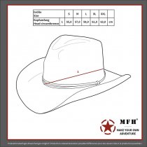 MFH US Boonie Hat Ripstop - 3-Color Desert - L