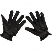 MFH Leather Gloves Protect Cut-Resistant - Black