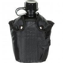 MFH US Canteen & Cover 1 l - Black