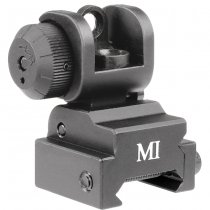 Midwest Industries ERS Flip-up Rear Sight - Black