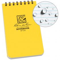 Rite in the Rain Polydura Top-Spiral Notebook 3 x 5 - Yellow