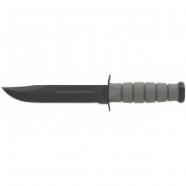 Ka-Bar Fighting Utility Knife Plain Blade & Hard Plastic Sheath - Foliage Green