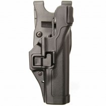 BLACKHAWK Level 3 Matte Finish SERPA Holster Glock 20/21/21F RH - Black