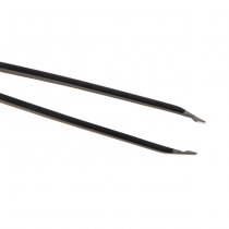 Clawgear Flat Tip Tweezers 11.5cm - Black