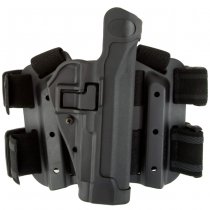 BLACKHAWK Level 2 Tactical SERPA Holster Glock 17 / 19 / 20 / 21 / 22 / 23 / 31 / 32 / M&P 9 / .40 RH - Black