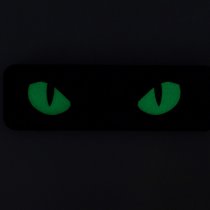 M-Tac Cat Eyes Laser Cut Patch GID - Black